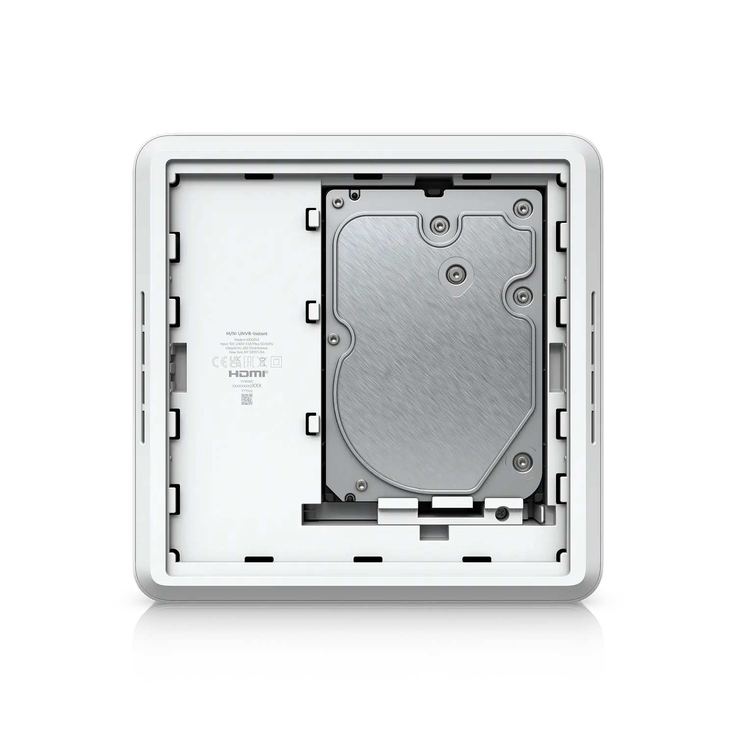 Ubiquiti UniFi NVR Instant, Grabador de Video IP con 6 Puertos PoE, HDMI y Bahía HDD 3,5″ 8