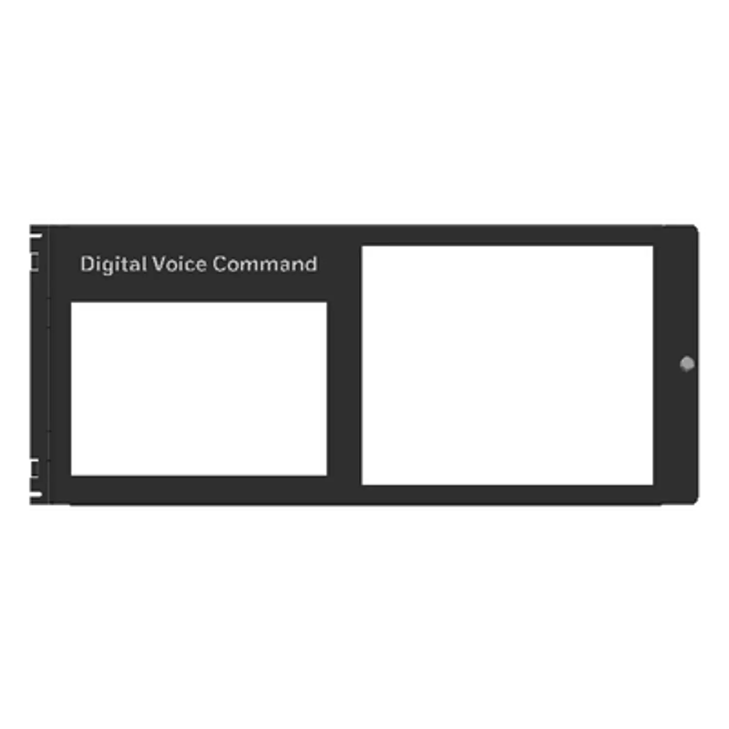 Notifier DPA-C5, Panel de Revestimiento de Audio para Chasis C5A-M en Gabinetes CAB-5, con Aberturas para Micrófono, Teléfono y Teclado, Negro