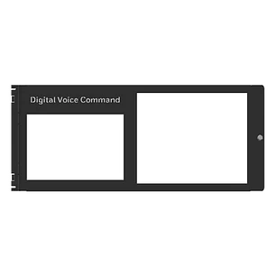 Notifier DPA-C5, Panel de Revestimiento de Audio para Chasis C5A-M en Gabinetes CAB-5, con Aberturas para Micrófono, Teléfono y Teclado, Negro