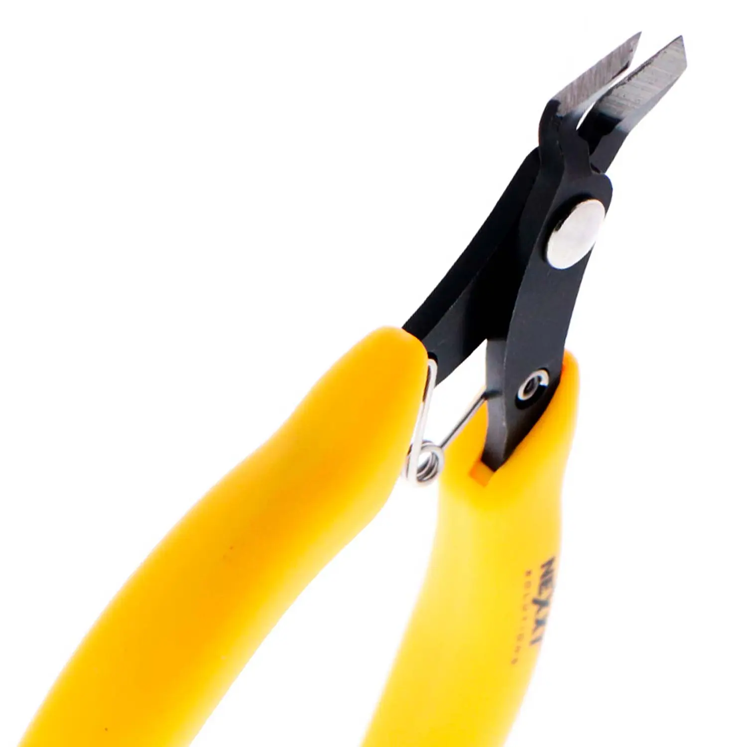 Nexxt Solutions PTKCUMISI05YL, Pinza de Corte Lateral de 5 Pulgadas para Alambre de Cobre hasta 1,2 mm, Mango Amarillo 2