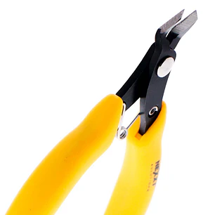 Nexxt Solutions PTKCUMISI05YL, Pinza de Corte Lateral de 5 Pulgadas para Alambre de Cobre hasta 1,2 mm, Mango Amarillo