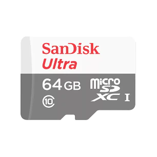 SanDisk Ultra SDSQUNR-064G-GN3MA, Tarjeta de Memoria microSDXC 64GB UHS-I U1 Clase 10 A1, Hasta 100 MB/s con Adaptador SD