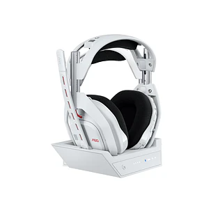 Logitech ASTRO A50 Gen 5, Audífonos Gamer Con Micrófono, PLAYSYNC, Bluetooth, Base de Carga, Blanco