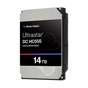 Western Digital Ultrastar DC HC555 0B48721, Disco Duro Interno 14TB 3,5 Pulgadas SATA 6 Gb/s 7200 RPM CMR 512MB para Servidores