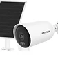 Cámara IP Solar Hikvision DS-2CFS04/4G-SIM, 4MP, 4G LTE, AOV 24/7, Panel 8W, 9000mAh, IR 30m, Blanco - Miniatura 1