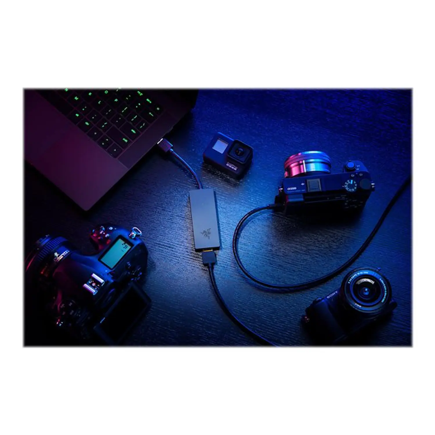 Razer Ripsaw X Black, Capturadora de Video Externa 4K 30 FPS, HDMI 2.0 a USB 3.0, Plug and Play para Streaming 5