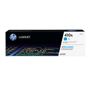 Tóner HP 410A CF411A, Original LaserJet, 2.300 Páginas, Tecnología JetIntelligence, M452, M477, Cian