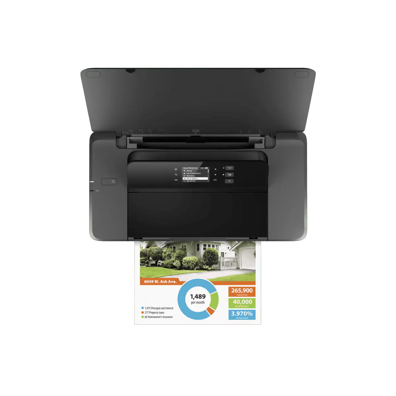 HP OfficeJet 200 CZ993A#AKY, Impresora Portátil a Color, Wi-Fi Direct, USB, Batería, Papel A4, Negro 6