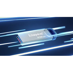 Kingston DataTraveler Kyson G2 DTKNG2/512GB, Pendrive 512GB, USB-A 3.2 Gen 1, 220MB/s, Metálico