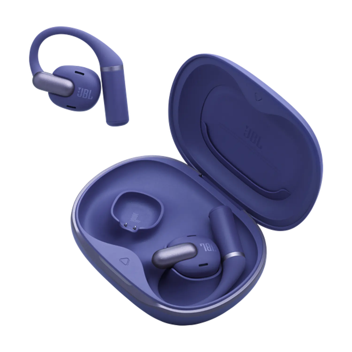 Audífonos JBL Sense Pro Open Ear TWS, Bluetooth 6.0, Hi-Res LDAC, IP54, 38h, Carga Inalámbrica, Azul 3