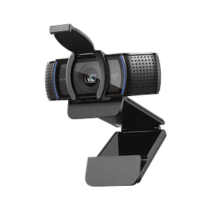 Logitech C920e 960-001401, Cámara Web Full HD 1080p, 30fps, Micrófonos, Tapa de Privacidad, USB-A