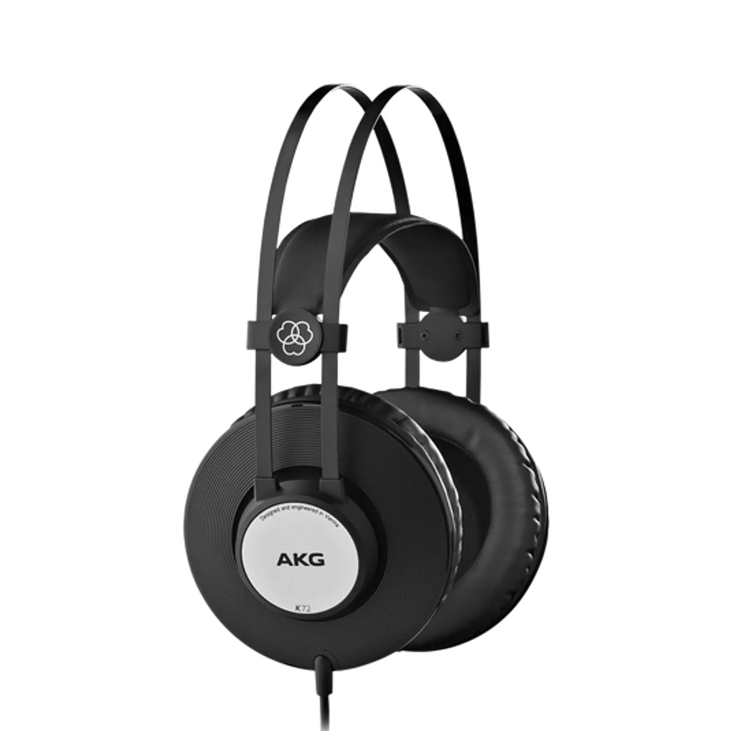 AKG K72, Audífonos de Estudio Cerrados Over-Ear, Drivers 40 mm, 32 Ohm, Cable 3 m, Jack 3.5mm, Negro 1