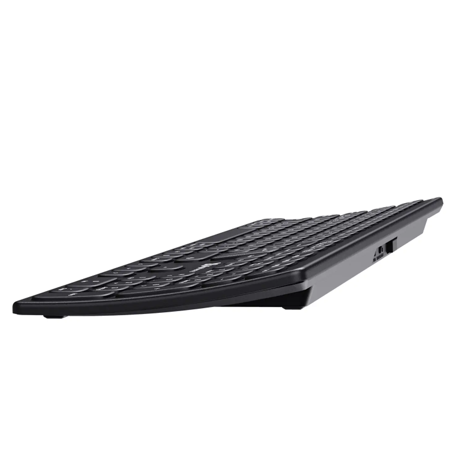 Klip Xtreme KBK-900 Teclado Ergonómico Curvo CurveLink, Bluetooth v5.0, 2.4 GHz, USB-C, 112 Teclas, Negro 5