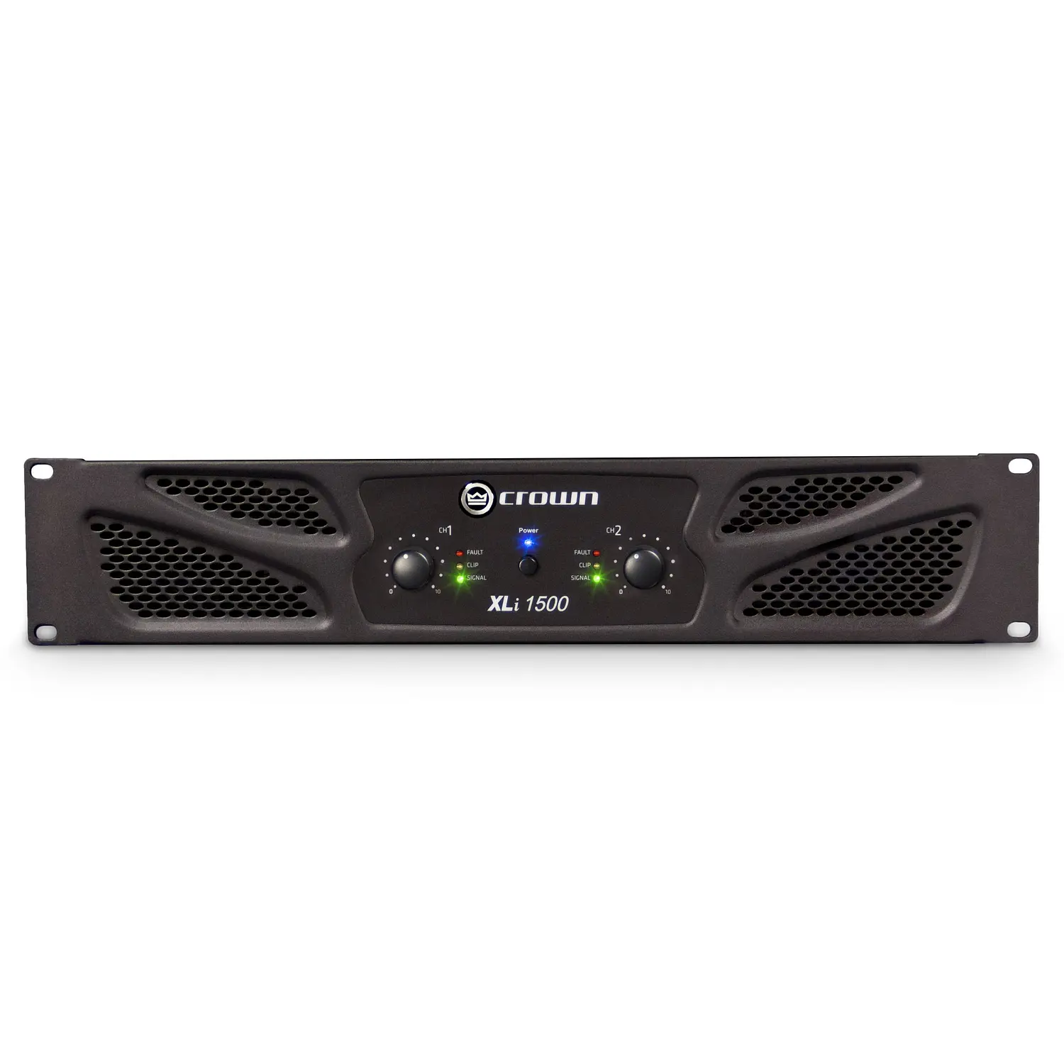 Crown XLi 1500, Amplificador de Potencia Profesional, 2 Canales, 450W por Canal a 4Ω, 900W Bridge, XLR, RCA, Negro 2