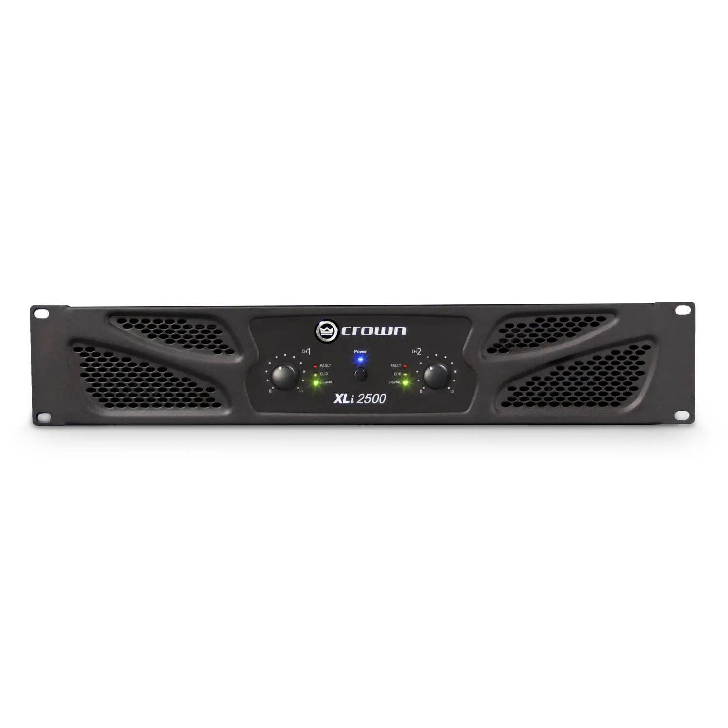 Crown XLi 2500, Amplificador de Potencia Profesional, 2 Canales, 750W por Canal a 4Ω, 1500W Bridge a 8Ω, XLR, RCA, Negro 1