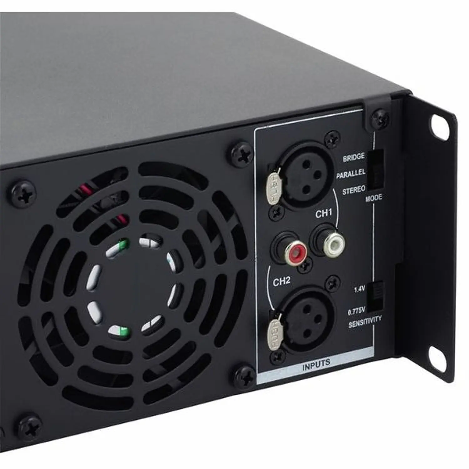 Crown XLi 2500, Amplificador de Potencia Profesional, 2 Canales, 750W por Canal a 4Ω, 1500W Bridge a 8Ω, XLR, RCA, Negro 2