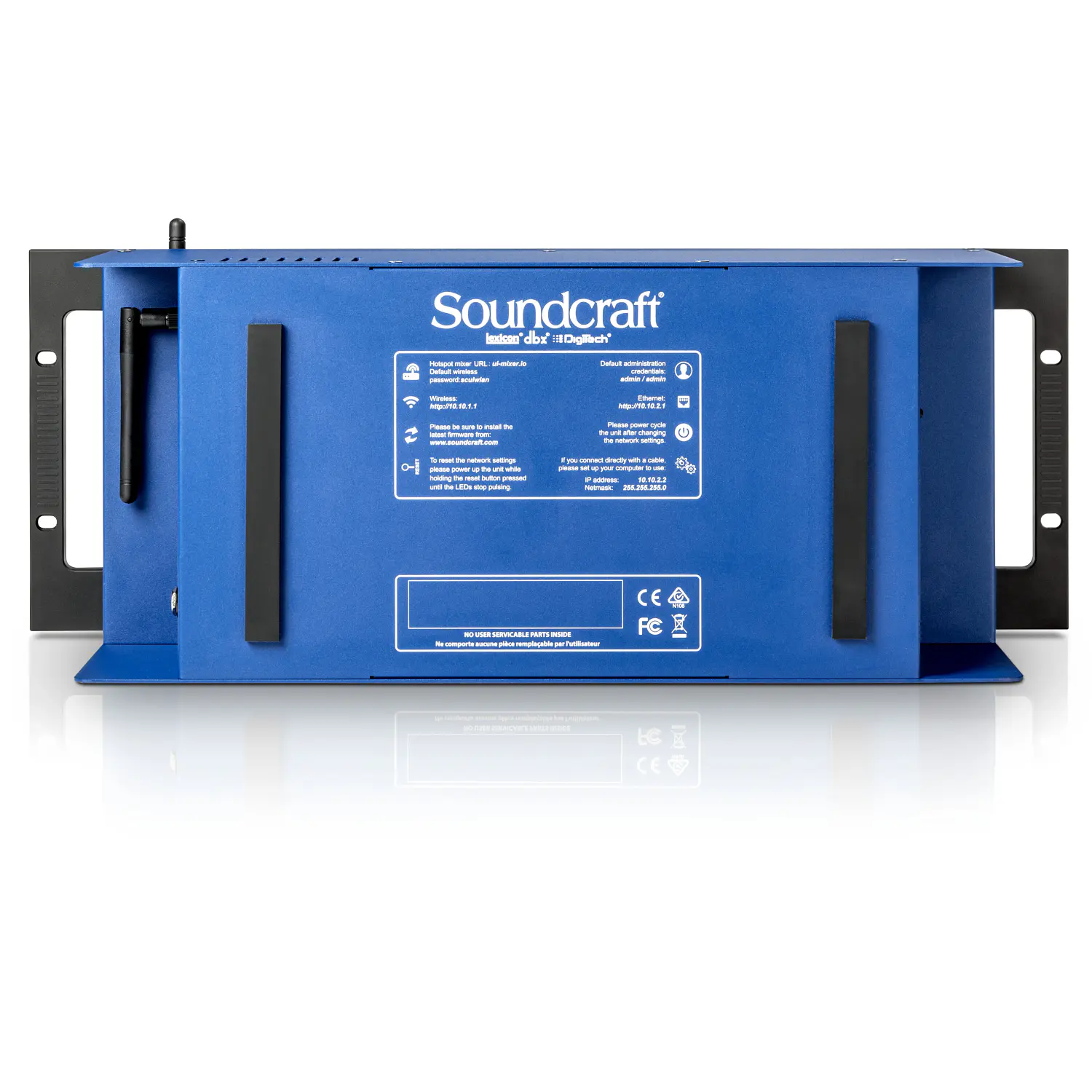 Soundcraft Ui24R, Mezcladora Digital de 24 Canales, Wi-Fi Dual Band, Grabación Multipista USB, 20 Preamplificadores Studer, Rack 4U, Azul/Negro 6