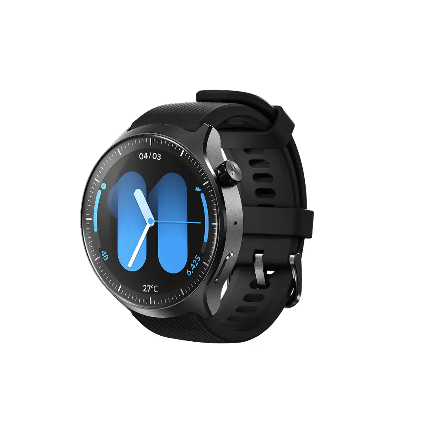Motorola Moto Watch Ultra, Smartwatch 46mm, Pantalla pOLED 1.5 Pulgadas, Wear OS 6, LTE eSIM, GPS Doble Banda, NFC, IP68, 5ATM, Negro 2