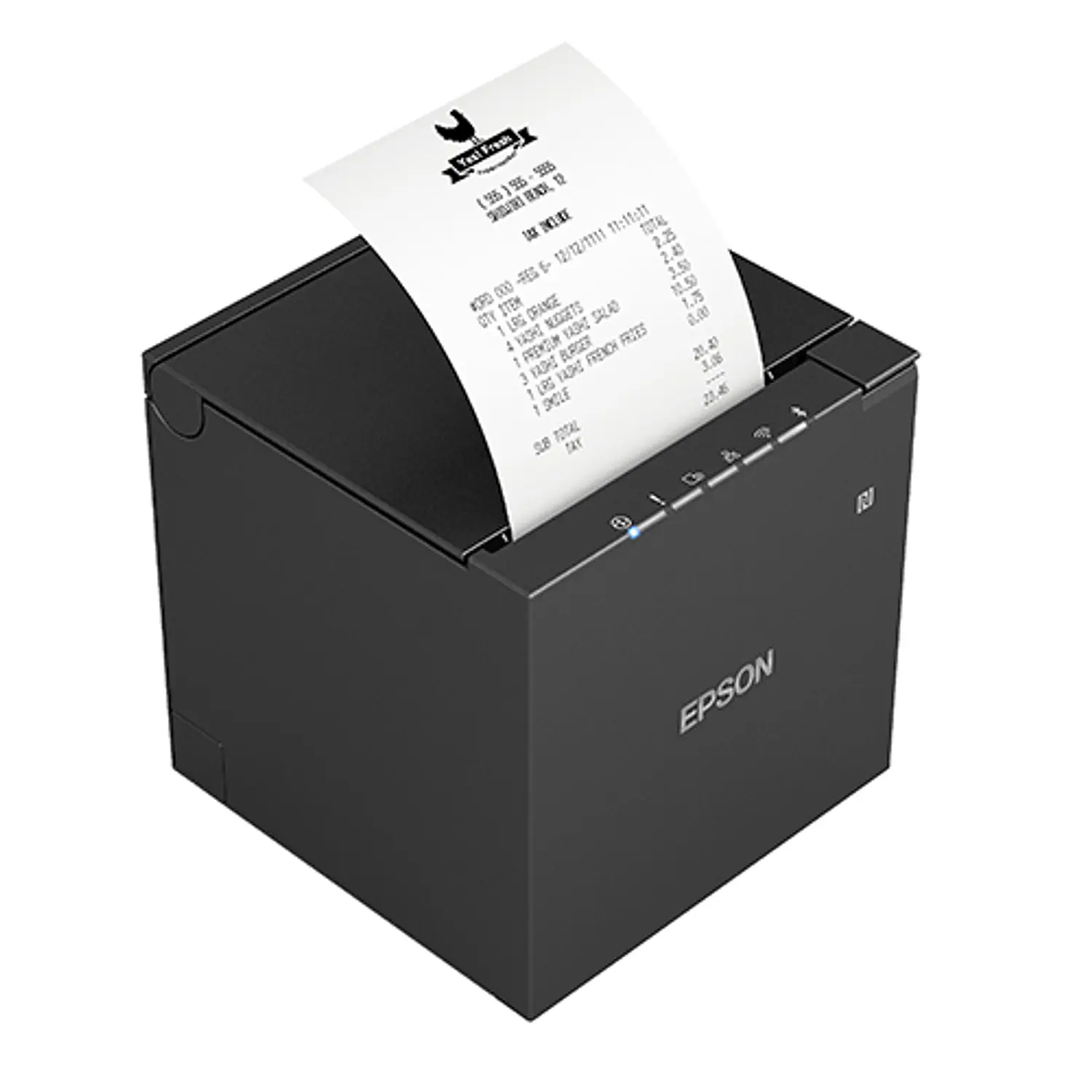 Epson TM-m30III C31CK50052, Impresora Térmica POS 80 mm, Wi-Fi, Bluetooth 5.0, Ethernet, USB-C, 300 mm/s, 203 dpi, Negro 1