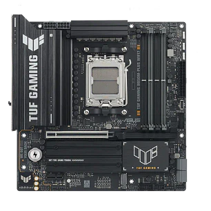 ASUS TUF GAMING B850M-PLUS WIFI7, Placa Madre Micro-ATX, AMD B850, Socket AM5, DDR5 Hasta 256GB, PCIe 5.0, 3 M.2, Wi-Fi 7, Bluetooth, LAN 2.5G, USB-C 20Gbps, Negro