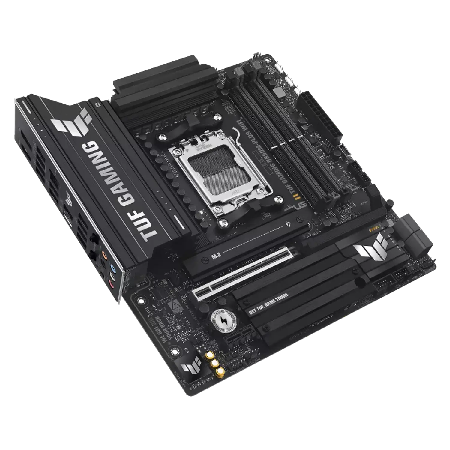 ASUS TUF GAMING B850M-PLUS WIFI7, Placa Madre Micro-ATX, AMD B850, Socket AM5, DDR5 Hasta 256GB, PCIe 5.0, 3 M.2, Wi-Fi 7, Bluetooth, LAN 2.5G, USB-C 20Gbps, Negro 5