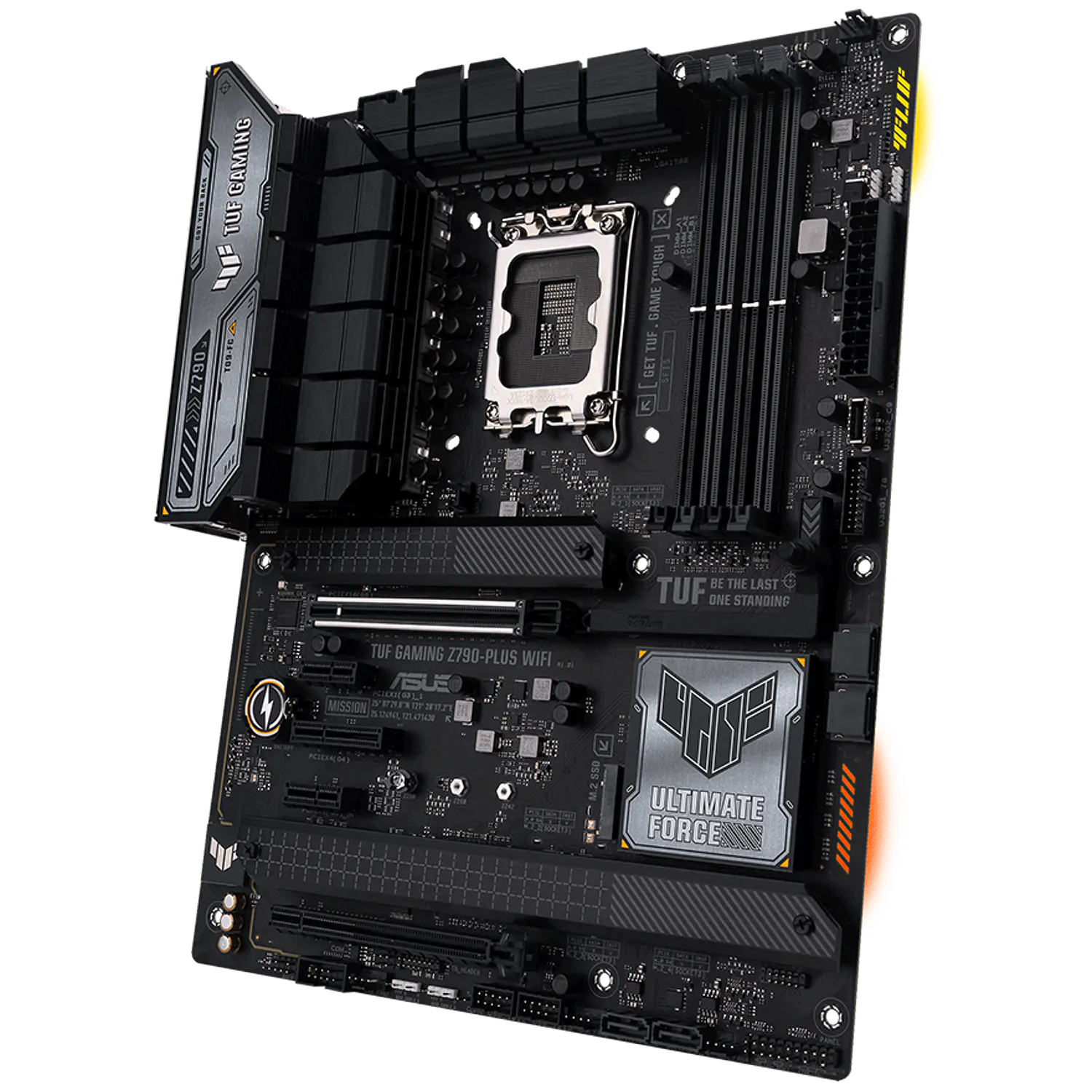 ASUS TUF GAMING Z790-PLUS WIFI, Placa Madre ATX, Intel Z790, Socket LGA1700, DDR5 Hasta 192GB, PCIe 5.0, 4 M.2 Gen4, Wi-Fi 6E, Bluetooth 5.3, LAN 2.5G, USB-C 20Gbps, Negro 2