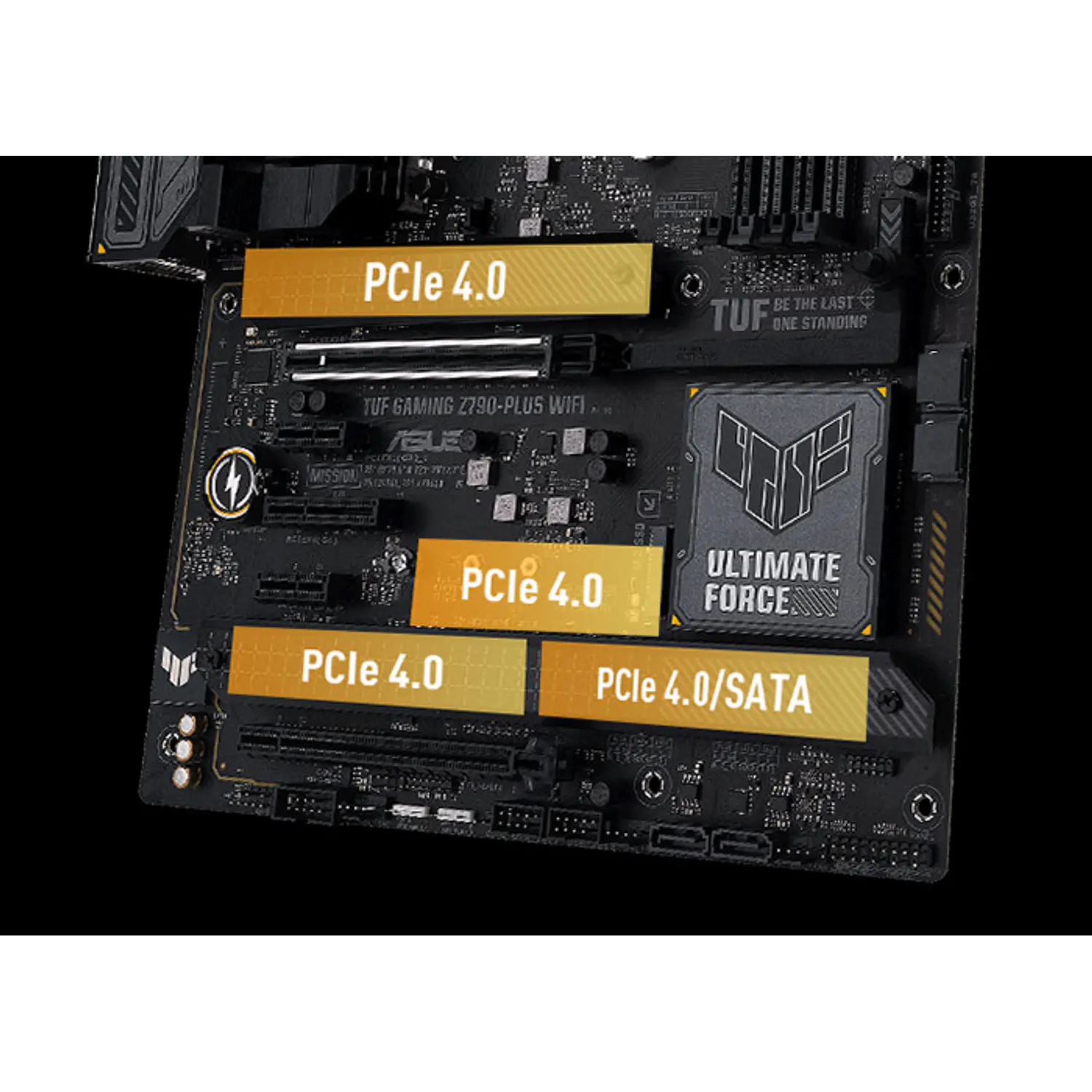 ASUS TUF GAMING Z790-PLUS WIFI, Placa Madre ATX, Intel Z790, Socket LGA1700, DDR5 Hasta 192GB, PCIe 5.0, 4 M.2 Gen4, Wi-Fi 6E, Bluetooth 5.3, LAN 2.5G, USB-C 20Gbps, Negro 5