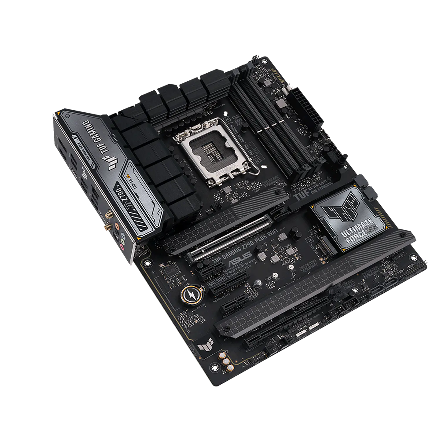 ASUS TUF GAMING Z790-PLUS WIFI, Placa Madre ATX, Intel Z790, Socket LGA1700, DDR5 Hasta 192GB, PCIe 5.0, 4 M.2 Gen4, Wi-Fi 6E, Bluetooth 5.3, LAN 2.5G, USB-C 20Gbps, Negro 7