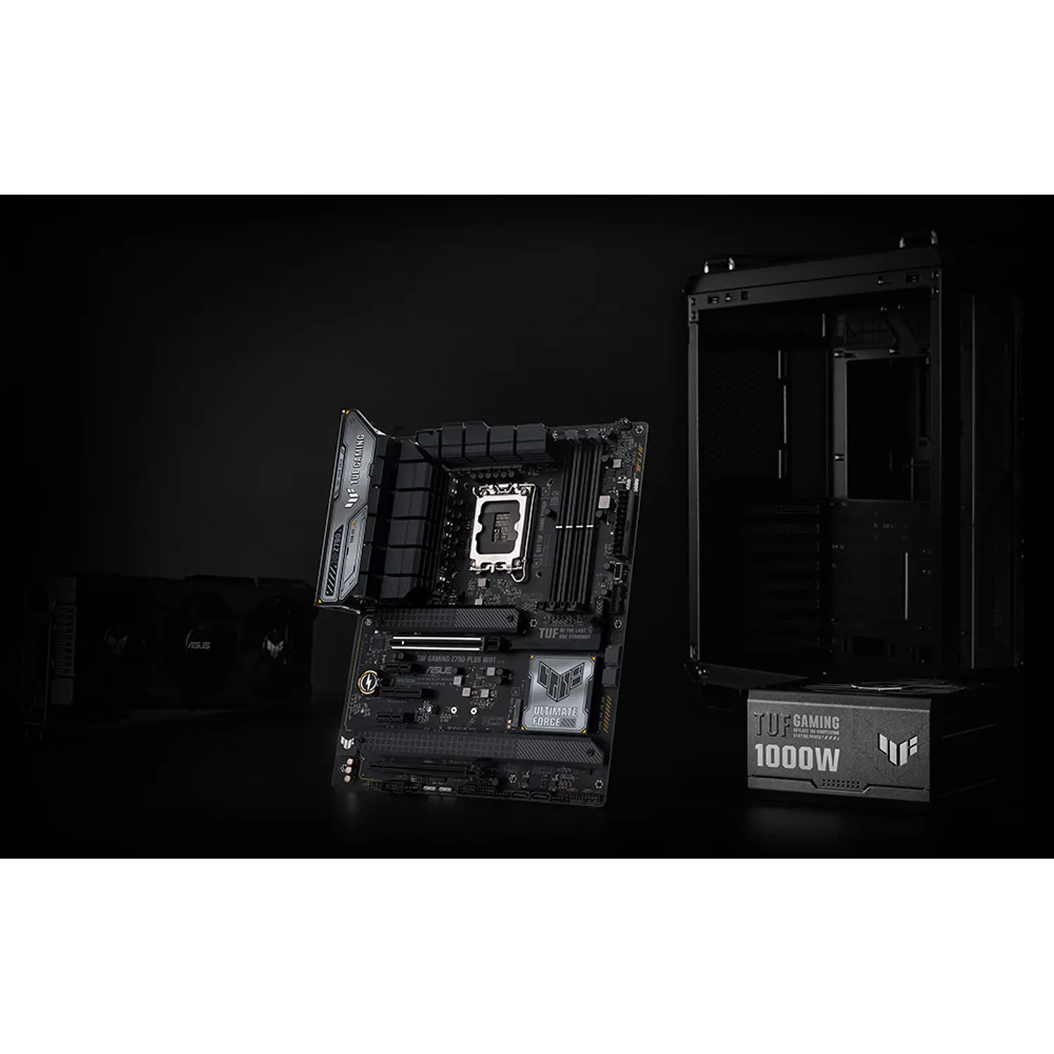ASUS TUF GAMING Z790-PLUS WIFI, Placa Madre ATX, Intel Z790, Socket LGA1700, DDR5 Hasta 192GB, PCIe 5.0, 4 M.2 Gen4, Wi-Fi 6E, Bluetooth 5.3, LAN 2.5G, USB-C 20Gbps, Negro 8