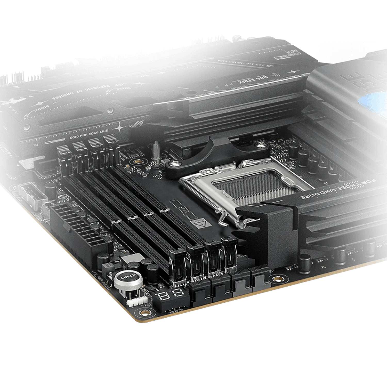 ASUS ROG STRIX X870E-E GAMING WIFI, Placa Madre ATX, AMD X870E, Socket AM5, DDR5 Hasta 256GB, PCIe 5.0, 5 M.2, Wi-Fi 7, Bluetooth 5.4, LAN 5GbE, 2 USB4 40Gbps, Negro 8