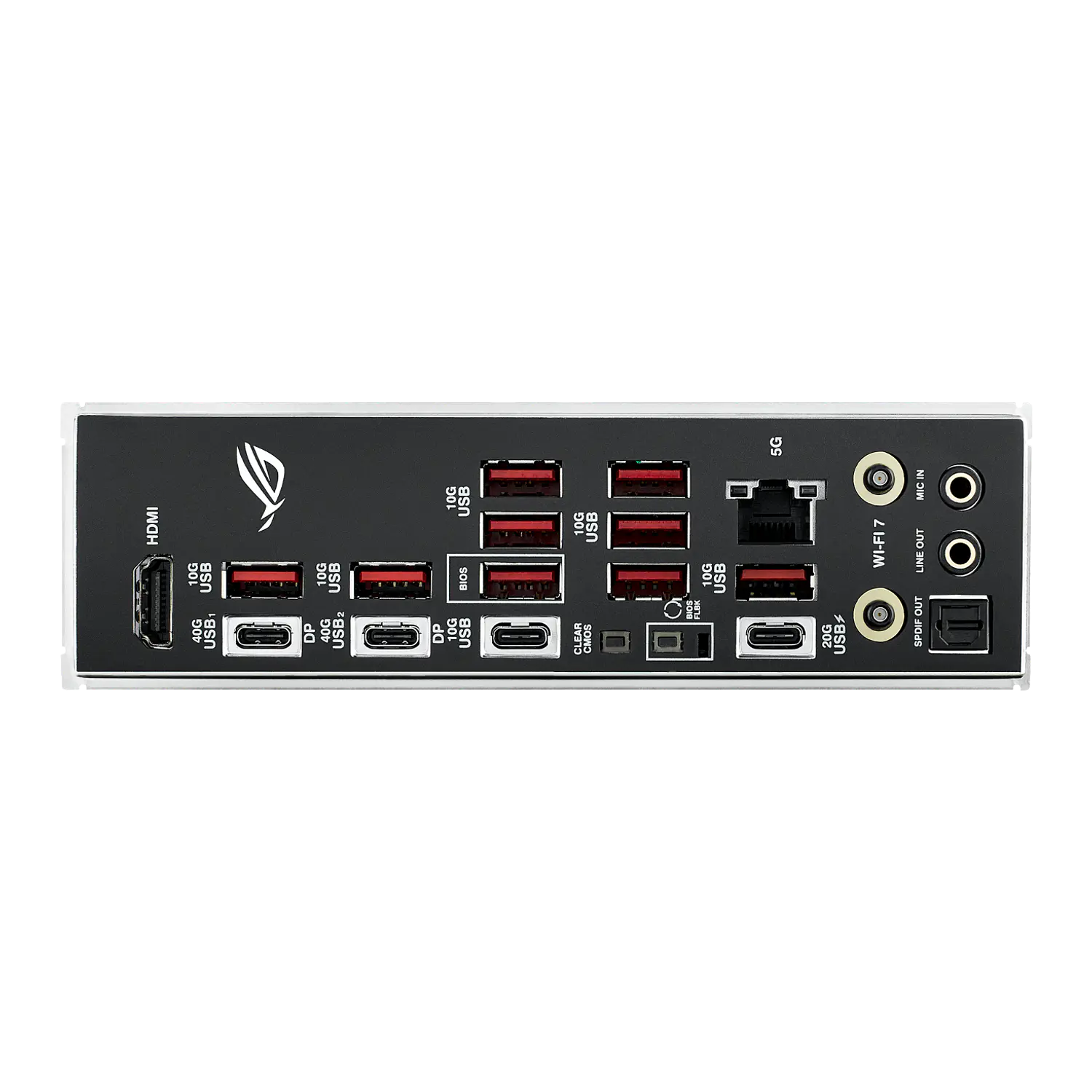ASUS ROG STRIX X870E-E GAMING WIFI, Placa Madre ATX, AMD X870E, Socket AM5, DDR5 Hasta 256GB, PCIe 5.0, 5 M.2, Wi-Fi 7, Bluetooth 5.4, LAN 5GbE, 2 USB4 40Gbps, Negro 9