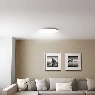 Xiaomi Mi Smart LED Ceiling Light 450mm, Plafón de Techo Inteligente, 45W, 3000 Lúmenes, Luz Regulable 2700K-6000K, Wi-Fi 2.4GHz, Bluetooth 4.2, Apple HomeKit, IP50, Blanco