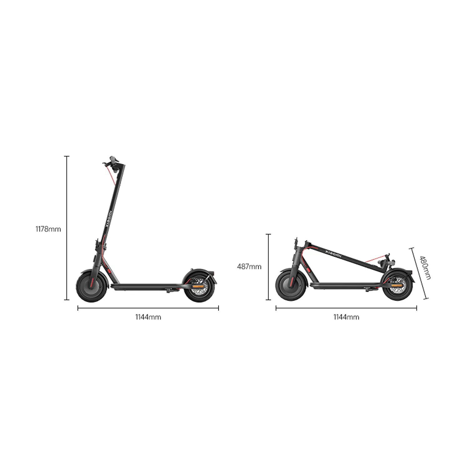 Xiaomi Electric Scooter 4 EU BHR7128EU, Scooter Eléctrico Plegable, 600W Máx., 35km, 25km/h, Negro 3