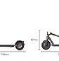 Xiaomi Electric Scooter 4 EU BHR7128EU, Scooter Eléctrico Plegable, 600W Máx., 35km, 25km/h, Negro - Miniatura 3