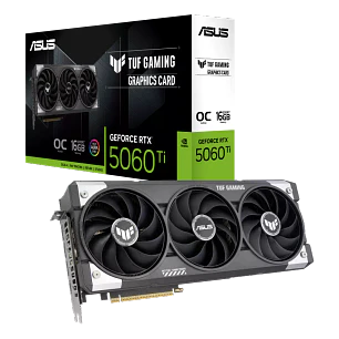 ASUS TUF Gaming GeForce RTX 5060 Ti OC 90YV0MG0-M0AA00, Tarjeta de Video, 16GB GDDR7, PCIe 5.0, Triple Ventilador, ARGB
