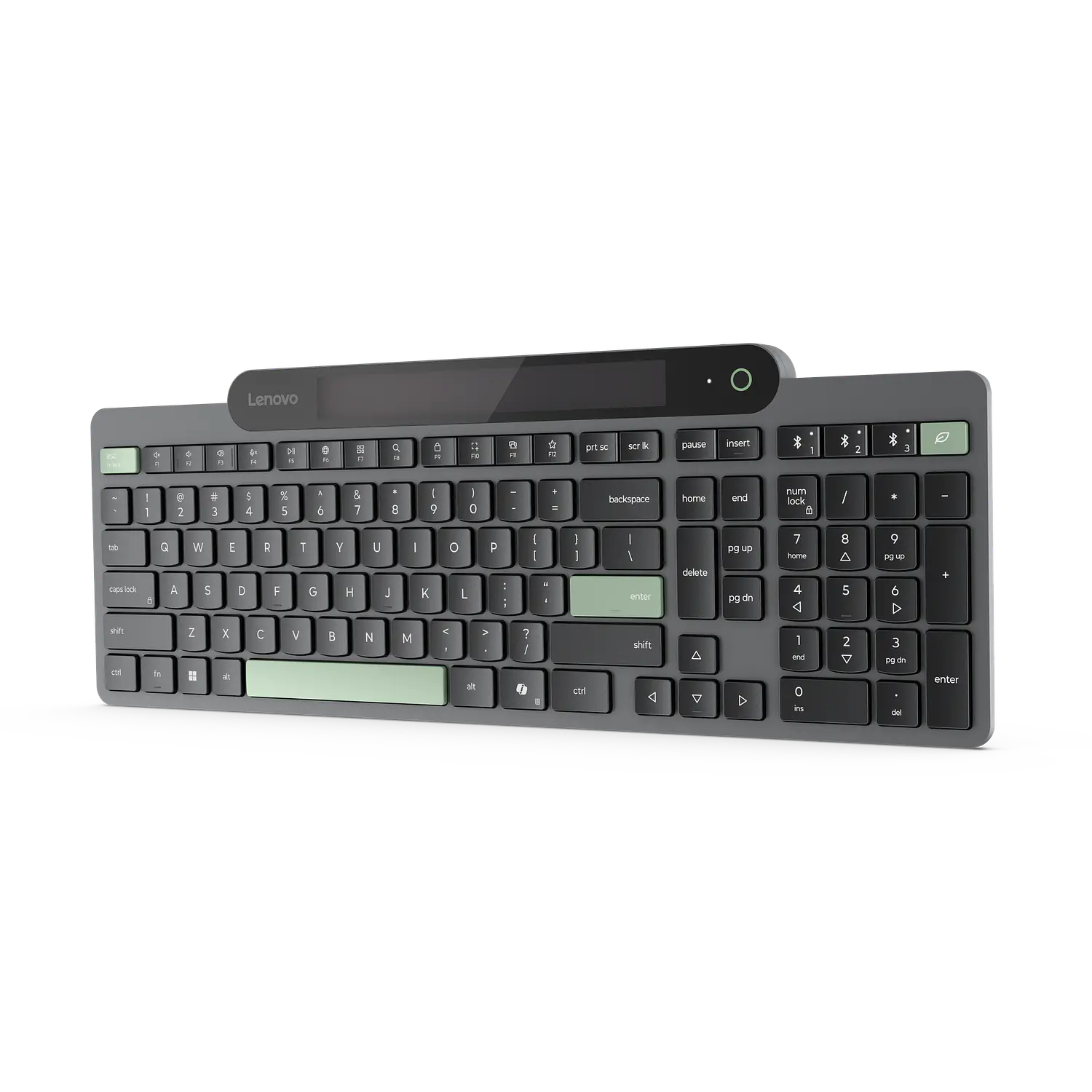 Lenovo Self-Charging 4Y41R69496, Teclado Inalámbrico Autorrecargable, Bluetooth 5.1, Español Latinoamérica, Negro 3
