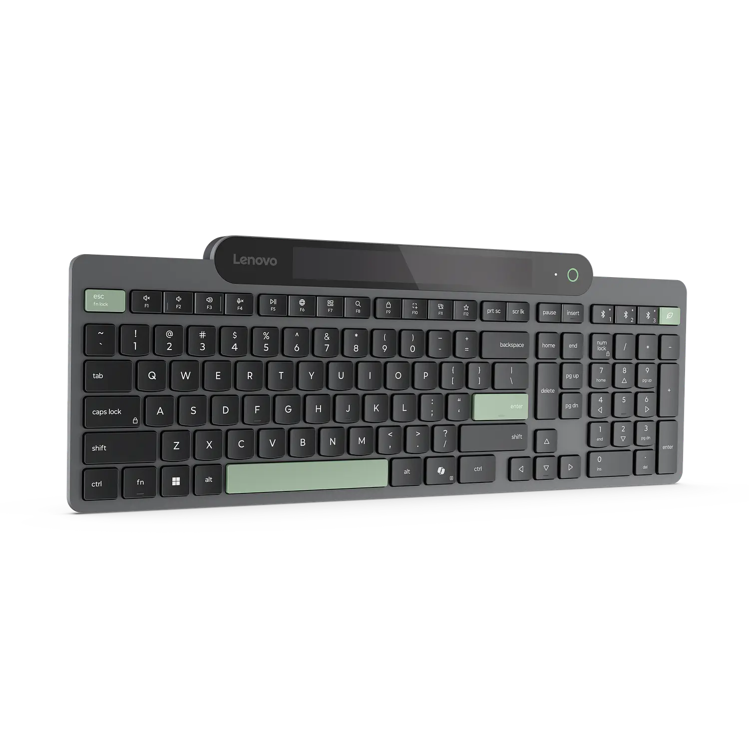 Lenovo Self-Charging 4Y41R69496, Teclado Inalámbrico Autorrecargable, Bluetooth 5.1, Español Latinoamérica, Negro 4
