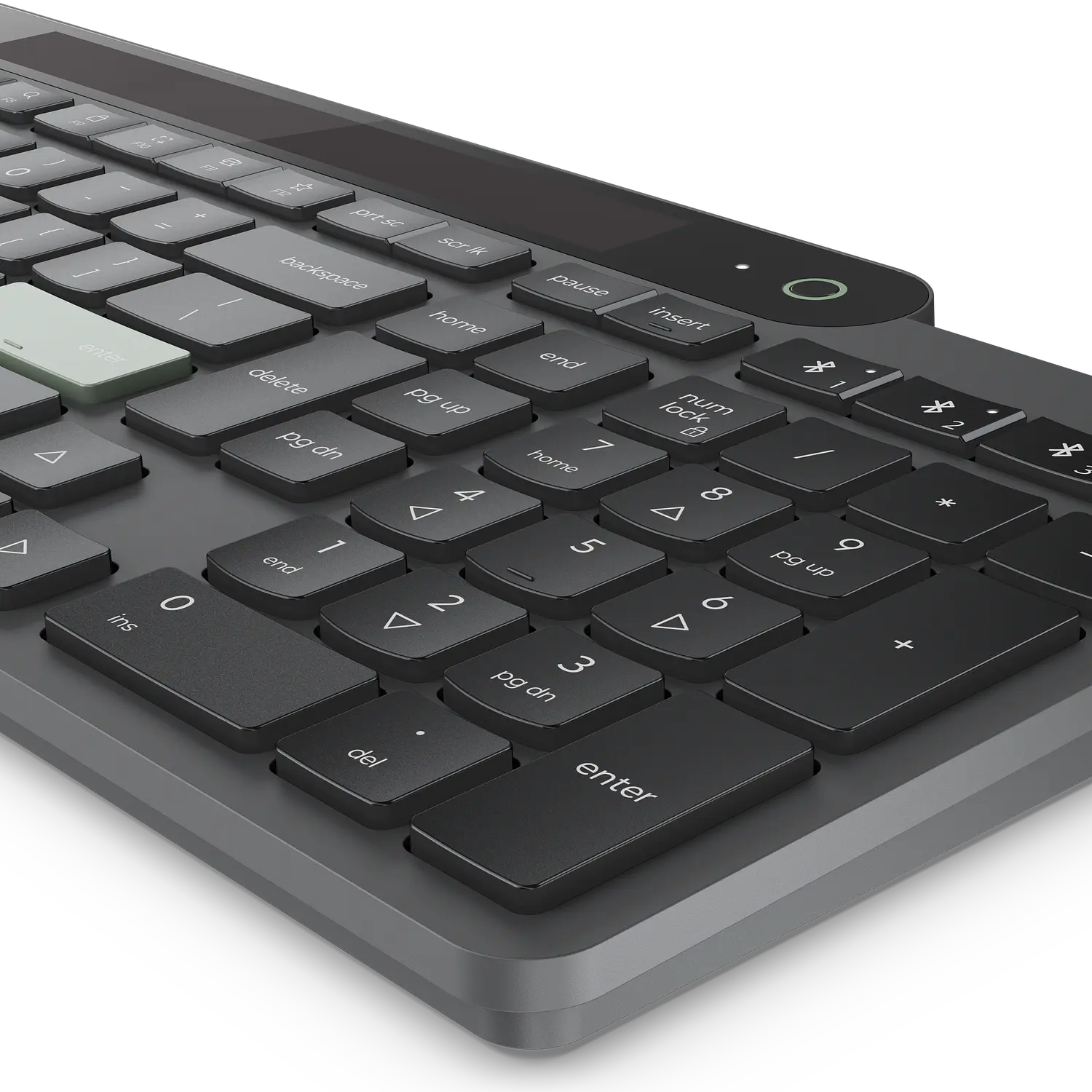 Lenovo Self-Charging 4Y41R69496, Teclado Inalámbrico Autorrecargable, Bluetooth 5.1, Español Latinoamérica, Negro 12