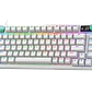 Logitech G316 X 75, Teclado Gamer Mecánico 75%, 8kHz, Switches Táctiles Hot-Swap, RGB LIGHTSYNC, PBT, USB-C, Inglés US, Blanco - Miniatura 1