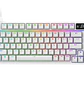 Logitech G316 X 75, Teclado Gamer Mecánico 75%, 8kHz, Switches Táctiles Hot-Swap, RGB LIGHTSYNC, PBT, USB-C, Inglés US, Blanco - Miniatura 2