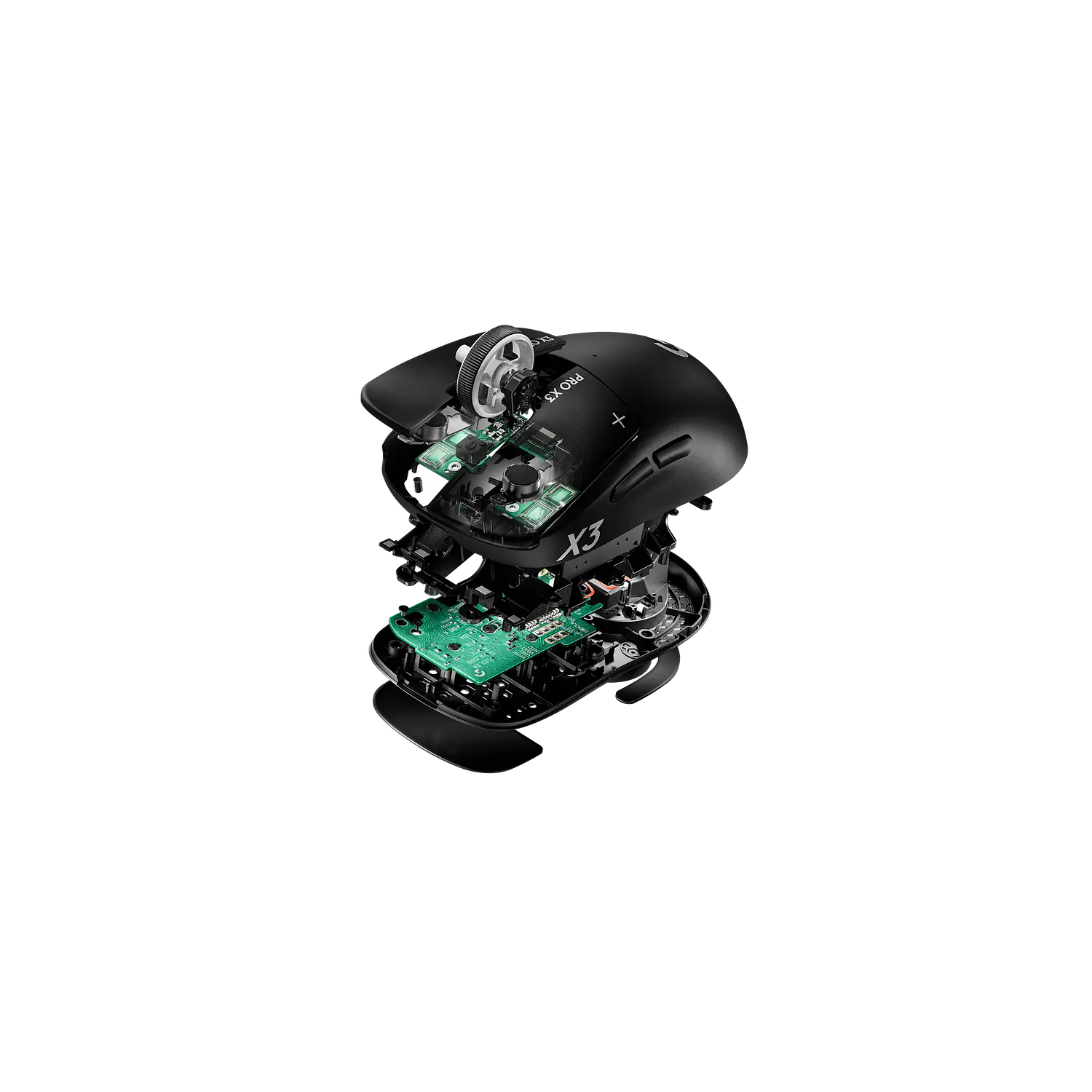 Logitech G PRO X3 SUPERSTRIKE, Mouse Gamer Inalámbrico LIGHTSPEED, HITS, HERO 2 48.000 DPI, 8kHz, 135h+, Negro Medianoche 4