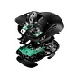 Logitech G PRO X3 SUPERSTRIKE, Mouse Gamer Inalámbrico LIGHTSPEED, HITS, HERO 2 48.000 DPI, 8kHz, 135h+, Negro Medianoche - Miniatura 4