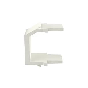 Panduit NetKey NKBMIW-X, Módulo Ciego Keystone de 1 Puerto, ABS, Blanco Hueso