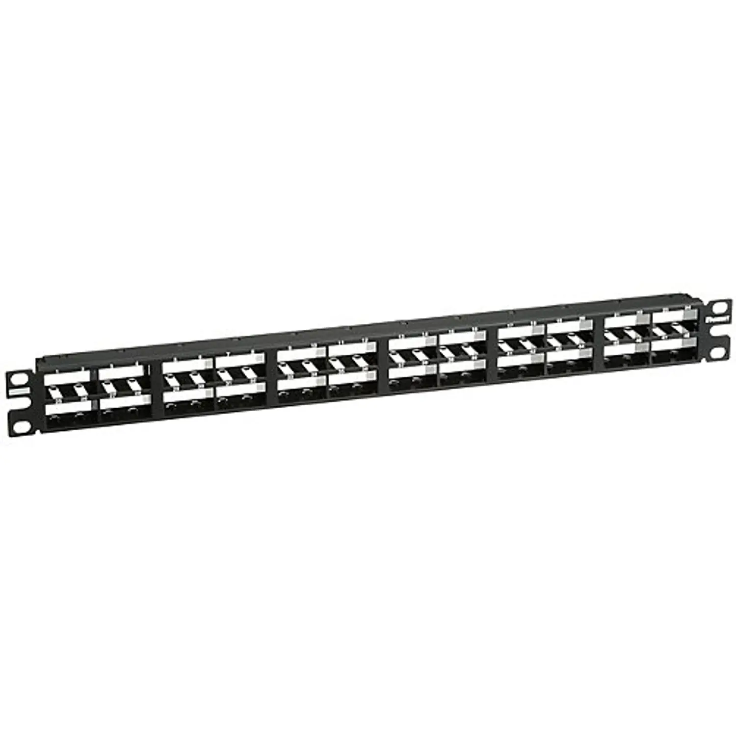 Panduit Mini-Com CPP48HDWBLY, Patch Panel Modular Vacío de Alta Densidad, 48 Puertos, Rack 19
