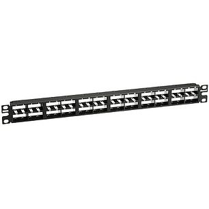 Panduit Mini-Com CPP48HDWBLY, Patch Panel Modular Vacío de Alta Densidad, 48 Puertos, Rack 19