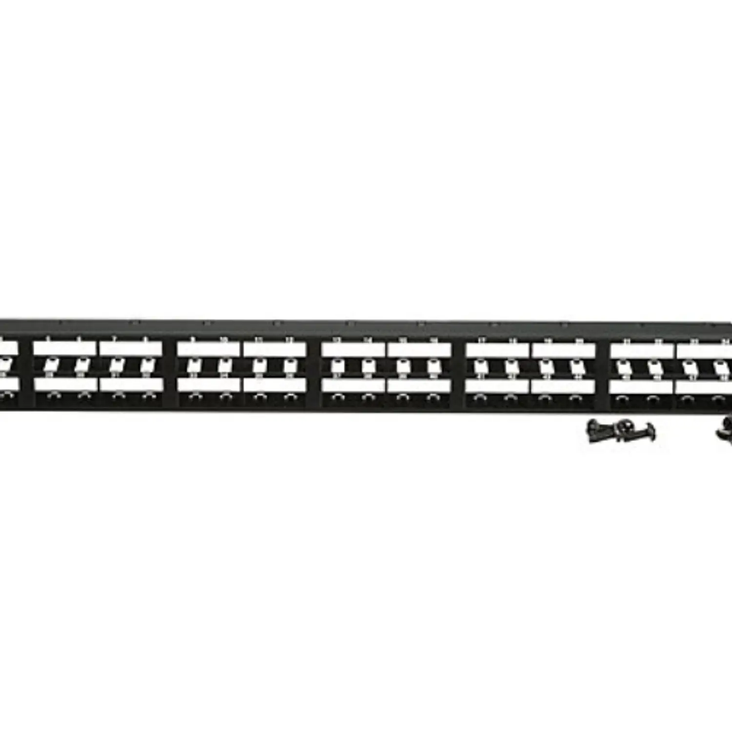 Panduit Mini-Com CPP48HDWBLY, Patch Panel Modular Vacío de Alta Densidad, 48 Puertos, Rack 19