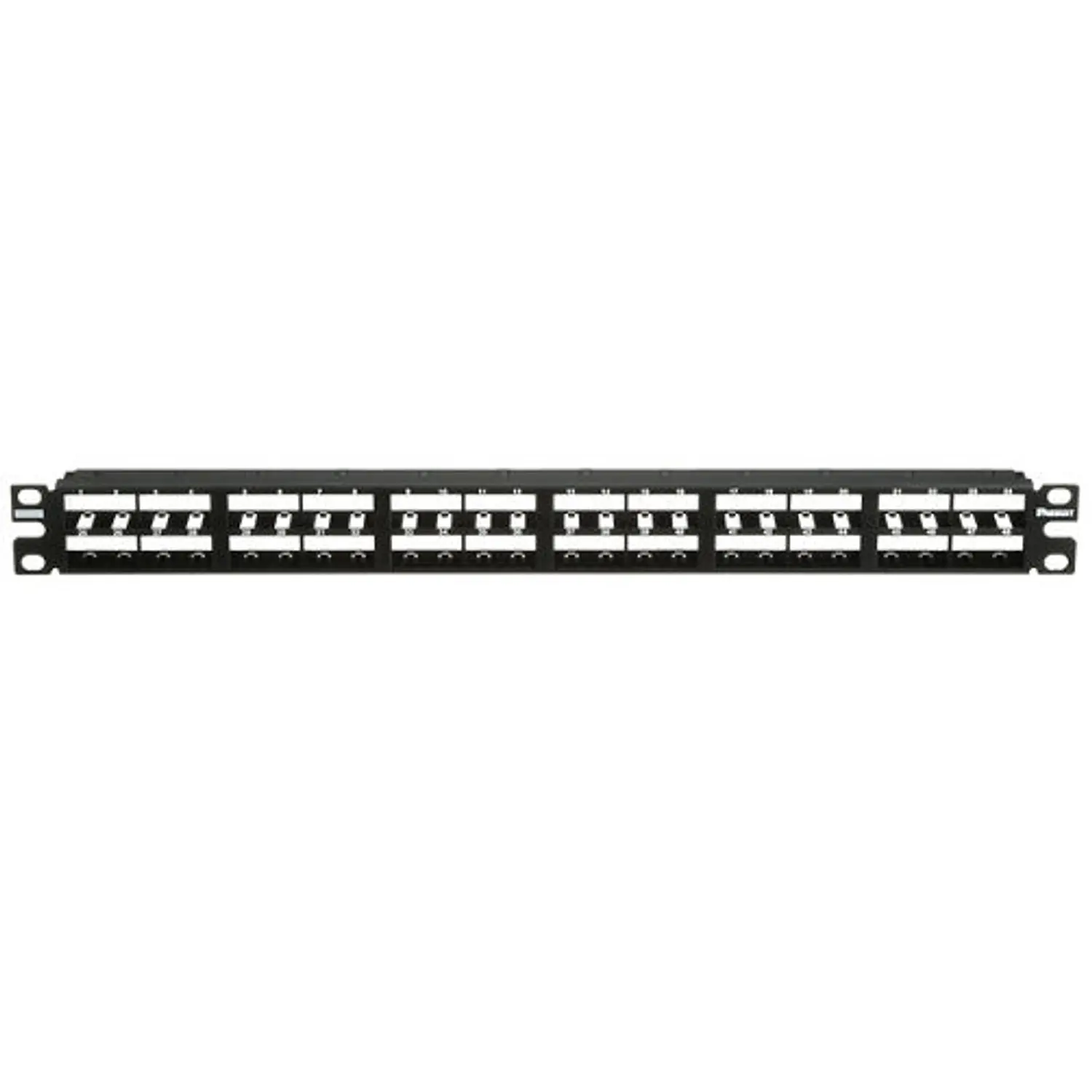 Panduit Mini-Com CPP48HDWBLY, Patch Panel Modular Vacío de Alta Densidad, 48 Puertos, Rack 19