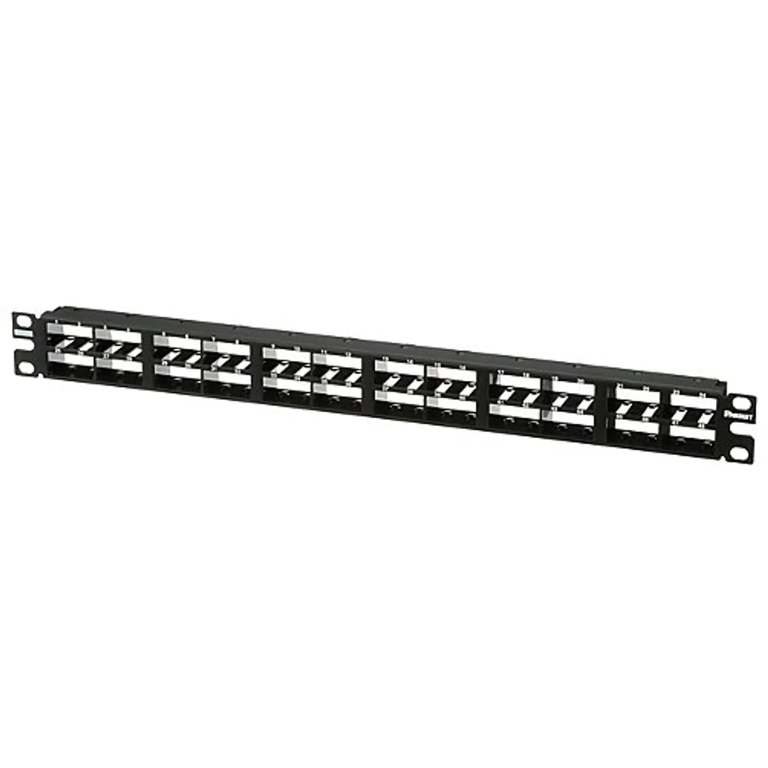 Panduit Mini-Com CPP48HDWBLY, Patch Panel Modular Vacío de Alta Densidad, 48 Puertos, Rack 19