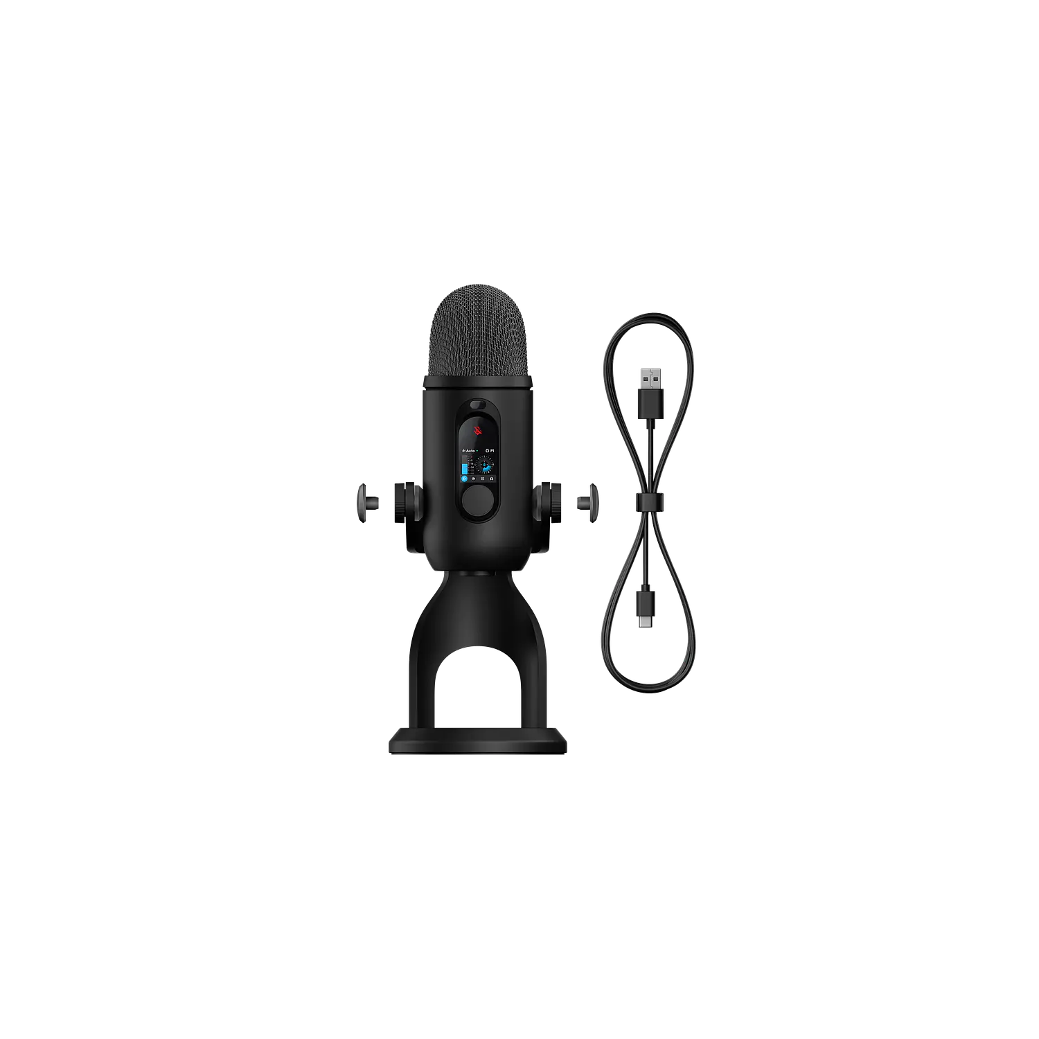 Logitech G YETI 2, Micrófono USB-C Multipatrón, 24 Bits, 48kHz, Blue VO!CE, Sensor 3D, Pantalla LED 1,3