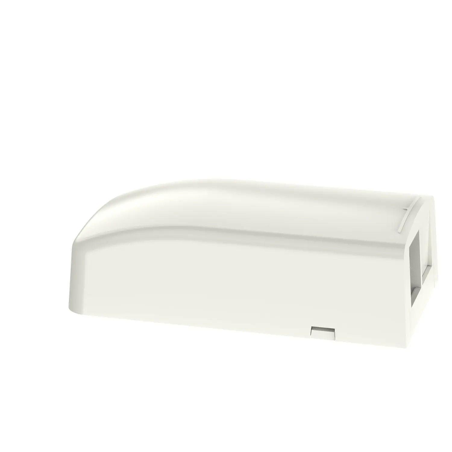 Panduit NetKey, Caja de Montaje en Superficie para 2 Puertos Keystone, Perfil Bajo, ABS, Blanco Hueso 4